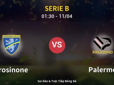🔴 Trực Tiếp: Frosinone 0-0 Palermo – Link Xem Serie B (Full HD)