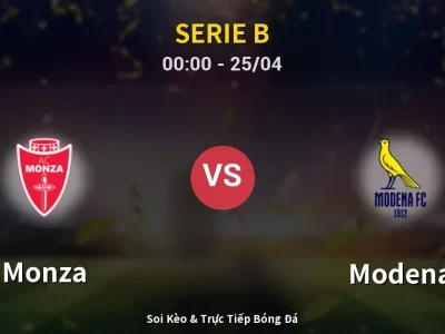 Kết Quả: Monza 1-0 Modena – Highlight & Bàn Thắng | Serie B