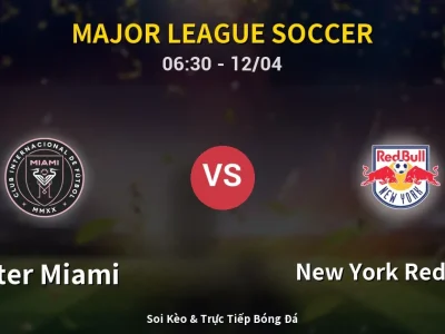 Kết Quả: Inter Miami 2-2 New York Red Bulls – Highlight & Bàn Thắng | Major League Soccer