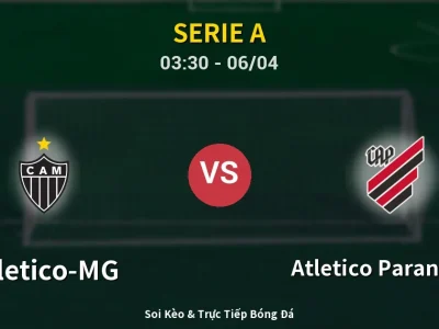Kết Quả: Atletico-MG 2-1 Atletico Paranaense – Highlight & Bàn Thắng | Serie A