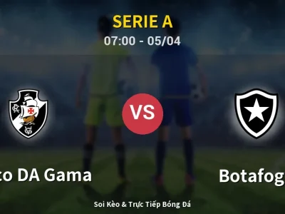 Kết Quả: Vasco DA Gama 1-2 Botafogo – Highlight & Bàn Thắng | Serie A