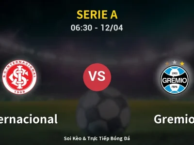 Kết Quả: Internacional 0-0 Gremio – Highlight & Bàn Thắng | Serie A