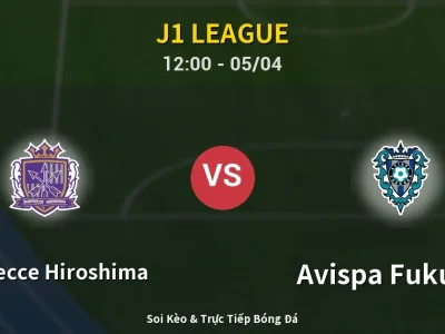 🔴 Trực Tiếp: Sanfrecce Hiroshima 0-1 Avispa Fukuoka – Link Xem J1 League (Full HD)