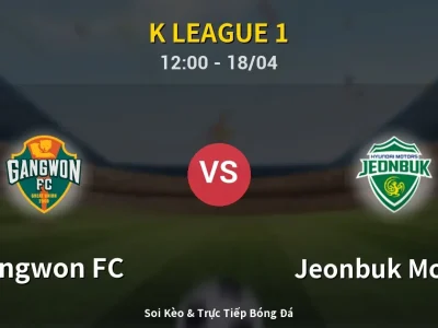 Kết Quả: Gangwon FC 1-1 Jeonbuk Motors – Highlight & Bàn Thắng | K League 1