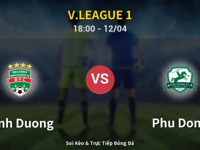 🔴 Trực Tiếp: Binh Duong 1-1 Phu Dong – Link Xem V.League 1 (Full HD)