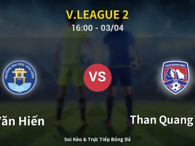 Kết Quả: Văn Hiến 1-1 Than Quang Ninh – Highlight & Bàn Thắng | V.League 2
