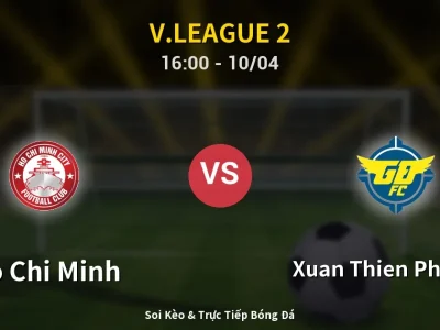 Kết Quả: Ho Chi Minh 3-4 Xuan Thien Phu Tho – Highlight & Bàn Thắng | V.League 2