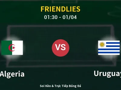 Kết Quả: Algeria 0-0 Uruguay – Highlight & Bàn Thắng | Friendlies