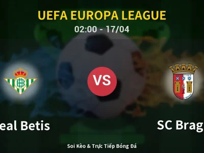 Kết Quả: Real Betis 2-4 SC Braga – Highlight & Bàn Thắng | UEFA Europa League