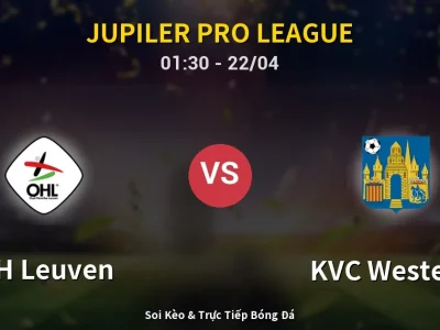 Kết Quả: OH Leuven 0-2 KVC Westerlo – Highlight & Bàn Thắng | Jupiler Pro League