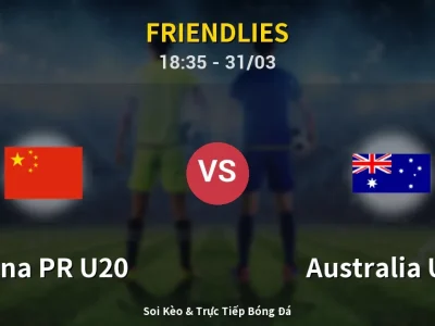 Kết Quả: China PR U20 2-4 Australia U20 – Highlight & Bàn Thắng | Friendlies